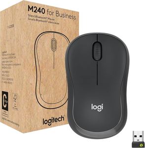 เมาส์ไร้สาย Logitech M240 Business Mini Optical LED 2.4Ghz USB แบบเงียบ สำหรับสต็อกสินค้า - Product Image 5