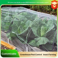 Filet anti-insectes bloquant les parasites, résistant aux vents forts et aux fortes pluies, filet anti-insectes pour serre