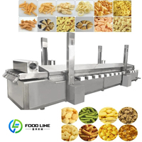 Automatische multifunctionele productielijn voor diepvriesfrieten van groenten, hoge efficiëntie, eenvoudige bediening