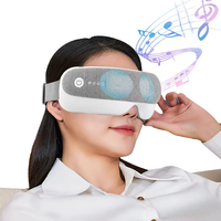 Neue Produktideen 2026 Auffälliges Produkt Luftdruck-Wärme-Augenmassagegerät Rosa Intelligentes Vibrierendes Augenmassagegerät mit Bluetooth