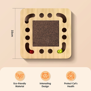 Nobleza 2-Pack gatto Scratcher con erba gatta interattiva in cartone - Product Image 2