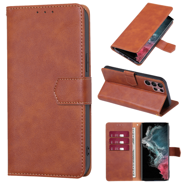 Leather Magnetic Flip Case for Iphone 17 Pro Max 16 15 14 Cards Insert Wallet Phone Case Flip Leather Phone Cover Bag