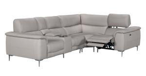 جديد الحركة أريكة الكهربائية حقيقية البيج العقلية الساقين أريكة لغرفة المعيشة مجموعة أريكة الأثاث - Product Image 4