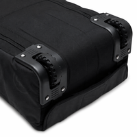 Sac de ski rembourré imperméable avec roulettes, grande capacité, sac de voyage double pour le ski, pour les voyages en avion, sac à roulettes durable pour équipement de ski