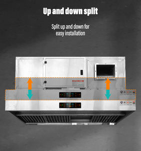 Extractor de extractor montado en la pared, <span class=keywords><strong>campana</strong></span> <span class=keywords><strong>extractora</strong></span> de extractor fácil de limpiar, con Interruptor táctil silencioso - Product Image 6