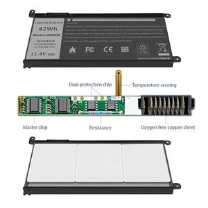 Batería de Repuesto para Portátil Dell <span class=keywords><strong>WDXOR</strong></span> WDX0R Latitude 3180 3190 3300 3379 3380 3189, Batería para Portátil - Product Image 3