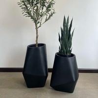 Grandes jardinières d'extérieur, pots à plantes hauts pour hôtel, pots à fleurs intérieurs et extérieurs