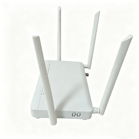OUXINDA 4 Antena F6600R ONU Router Dual Band GPON WiFi6 4GE+1TEL+CATV Ax3000 Modem Siap FTTH Garansi 1 Tahun