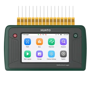 Datenlogger für Thermoelement-Thermometer Unterstützt Mehr kanale ingang, bis zu 16-Kanal-Thermoelementeingang