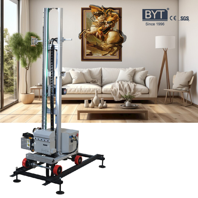 Bytcnc Light Weight Uv Wall Printer for Printing 3000mm Height 3d Vertical Wall Printer