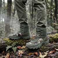 6676 Bottes tactiques pour hommes les plus vendues : respirantes, antidérapantes, durables, chaussures de randonnée et bottes d'entraînement mi-montantes