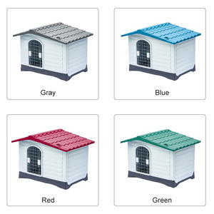 Großhandel Kommerzielles Outdoor- und <span class=keywords><strong>Indoor</strong></span>-Hundehaus, Robust und Regenfest, Großer Kunststoff-Hundeschau-Unterstand mit Schutz - Product Image 4