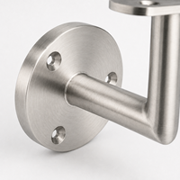 Support de main courante en acier inoxydable de luxe Zhuoye pour la conception de rampes d'escalier en verre pour hôtels et villas