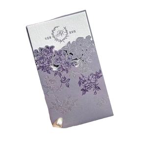 Tarjeta de Lujo Personalizada con Impresión Tipográfica, Invitaciones de Boda de Alta Gama, Tarjeta Postal con Texto en Relieve, Lista de Invitados, Menú, Papel de Arte - Product Image 4