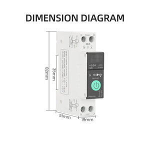 Saikiot tuya thông minh Wifi ngắt mạch 1-63a trên hiện tại điện áp bảo vệ điện đo sáng không dây điều khiển từ xa chuyển đổi - Product Image 4