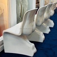 Fauteuil inclinable manuel moderne YUWEI en fibre de verre avec dossier ailé, pour l'intérieur et l'extérieur, salle à manger, salon, chambre, mobilier de maison