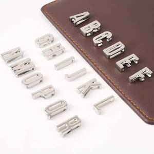 Pet Collar Accessories, high-quality accessory for pet collars, entirely in English, Metal, English alphabet, charms - Product Image 1