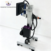 Printer Logo Karton Format Besar IPS-6711 Warna Kuning Putih Biru Merah Hitam Printer LOGO 72MM Printer Inkjet Tanggal