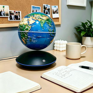 3D Printed Magnetic Levitating Globe Night Light Floating World Map <b>Lamp</b> For Home Decor Unique Gift - Product Image 4