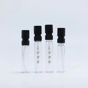 Eco-friendly Recyclable Custom Empty Round clear Perfume Sample <b>Bottle</b> 1.5ml 2ml 3ml 5ml <b>Mini</b> Perfume <b>Bottle</b> With Spray Cap - Product Image 1