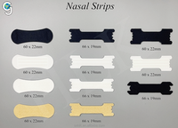 Bandes nasales anti-norsing personnalisées HLK, marque de distributeur, pour une meilleure respiration extra forte, bande buccale et bandes nasales noires