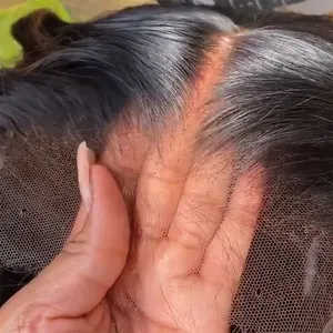 Penutup renda HD 5x5 rambut manusia Hd renda Frontal penutupan rambut Virgin mentah Brasil penutupan Hd knot diputihkan