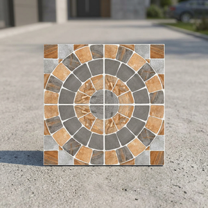 Dalles de parking en porcelaine gaufrée rustique 16x16 pouces 9mm, qualité export, antidérapantes, revêtement de sol numérique extérieur - Product Image 3