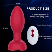 TMM - Plug anal vibrant puissant - Télécommande sans fil - Jouets sexuels vibrants pour hommes et femmes - Masseur pour hommes