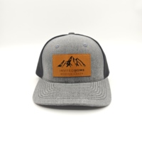 Gorra de playa de algodón estructurada de malla tipo camionero de 6 paneles Richardson 112 Y2K de alta calidad, estilo hip hop, poligonal, de moda y rendimiento.