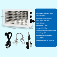Lampe LED COB 2020 Lumen à double interrupteur pour plantes d'intérieur, pour la croissance et la floraison, dimmable, étanche, CRI élevé 120
