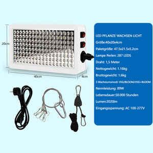 2020 Lumen LED doppio interruttore impianto per interni per la luce Full spettro VEG fiore dimmerabile per la coltivazione impermeabile SMD LED per la coltivazione - Product Image 6