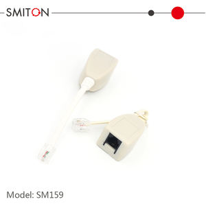 Ligne téléphonique RJ11 <span class=keywords><strong>ADSL</strong></span> 6P2C Micro Splitter avec câble - Product Image 6