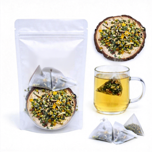 Bolsitas de Té Herbal Funcional Personalizadas OEM, 2g 5g por Sobres, Bolsita de Té de Berberina <span class=keywords><strong>con</strong></span> Coptis, Manzanilla, Menta, <span class=keywords><strong>Canela</strong></span> y Jengibre - Product Image 1