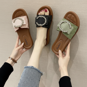 Versione da donna coreana Ins soffice Sand Beach per ciabatte nuovo cappotto estivo merda con fondo morbido per acqua fredda uso domestico - Product Image 1