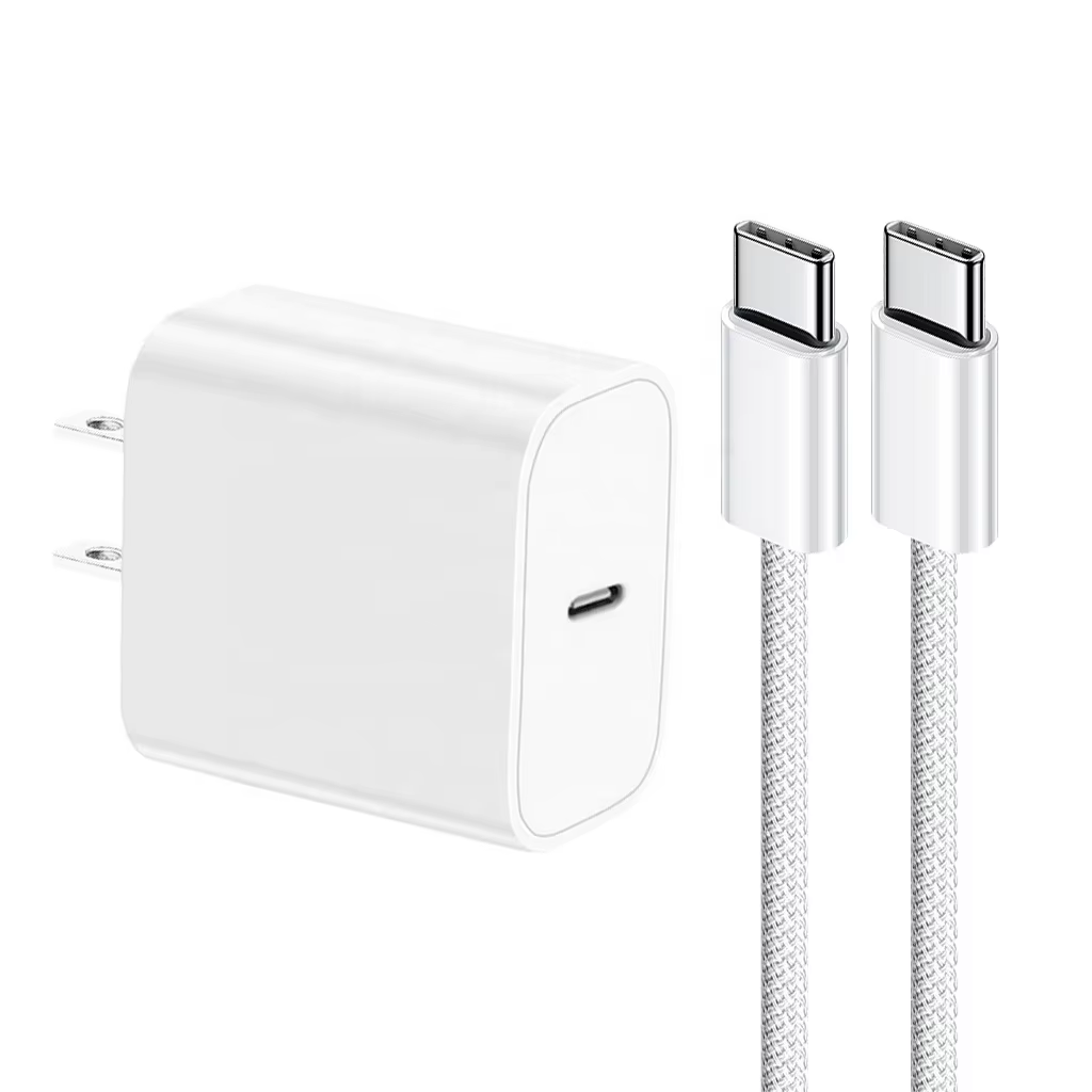 White- US Plug ( Charger+ cable+ box)