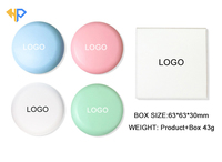 Fard à joues compact waterproof scintillant, longue tenue, crème et poudre, avec miroir, fini soyeux, idéal pour toutes les carnations
