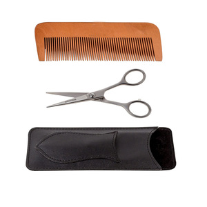 Estuche/bolsa para peines, funda protectora de cuero PU para peines, bolsa de almacenamiento para tijeras y peines de peluquería, personalizable. - Product Image 5