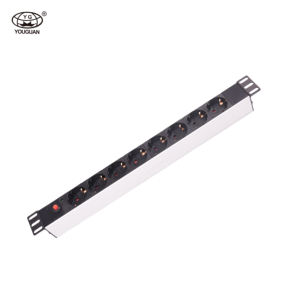 Unidad de Distribución de Energía (PDU) Estándar de 19 Pulgadas con Tomas Tipo Schuko de 16A para Aplicaciones de Telecomunicaciones y Centros de Datos - Product Image 5