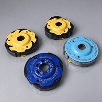 ULASHKIM Nouveau Kit de Transmission et Couvercle d'Embrayage Haute Performance Modifié pour Moto GY6 125 150 NMAX155 PCX160