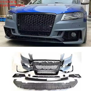 Kit de Carrocería para Parachoques Delantero Estilo RS4 con Rejilla Negra para Audi <span class=keywords><strong>A4</strong></span> S4 B8 2008 2009 <span class=keywords><strong>2010</strong></span> 2011 2012 - Product Image 1