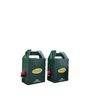 Caja de Almacenamiento de Cartón Corrugado con Dispensador de Grifo para Café, Té, Jugos, Bebidas Energéticas, Whisky y Cerveza, Reciclable, en Tamaños de 3L/5L/96OZ