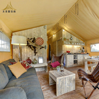 Tente de luxe, tente de luxe, Lodge écologique, Glamping, Safari
