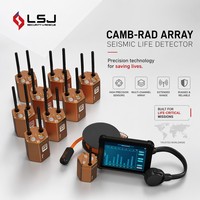 Détecteur de vie souterraine avec sonde sans fil et positionnement en temps réel pour la détection de vies en cas d'incendie de terre et les opérations de sauvetage souterrain