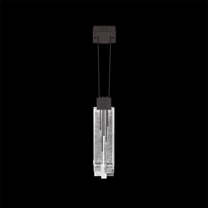 Lustre suspendu de luxe haut de gamme pour villa, salon, salle de banquet, art raffiné, Arpeggio 4,5"W, carré, or doux - Product Image 4