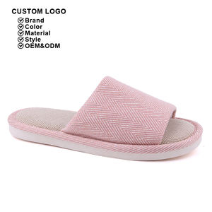 Venta al por mayor de las mujeres de pana arco sala de estar <span class=keywords><strong>zapatos</strong></span> zapatillas hogar suave Casual Otoño Invierno silencioso ligero antideslizante zapatillas - Product Image 3