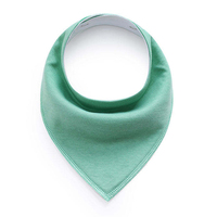 Bavoirs triangulaires en coton 100 % biologique, couleur unie, lavables, pour bébés et nouveau-nés – Vente en gros