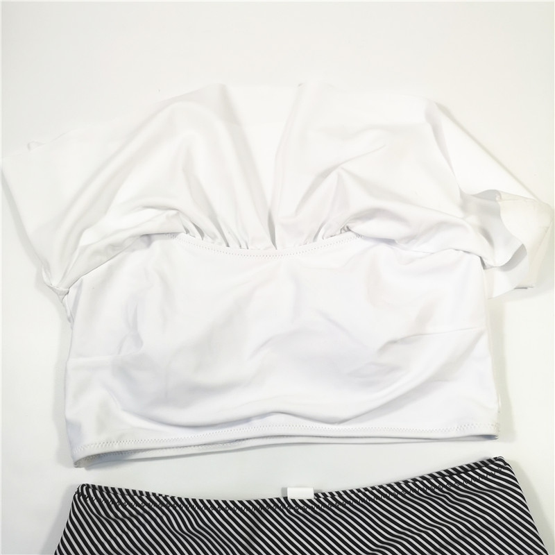 Solid bikini no shoulder hot sexy bikini swimsuit beach wear