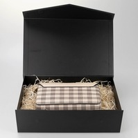 Boîte cadeau en papier pliable de luxe personnalisée avec aimant plastification brillante de l'emballage professionnel rigide recyclable