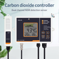 Moniteur et contrôleur de dioxyde de carbone de haute qualité double canal NDIR jour nuit capteur de CO2 compteur de CO2 pour la ferme