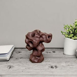 Petites décorations de jardin artisanales en céramique d'argile violette du Jiangsu Taihu, design irrégulier, pour table, bureau, hôtel - Product Image 4